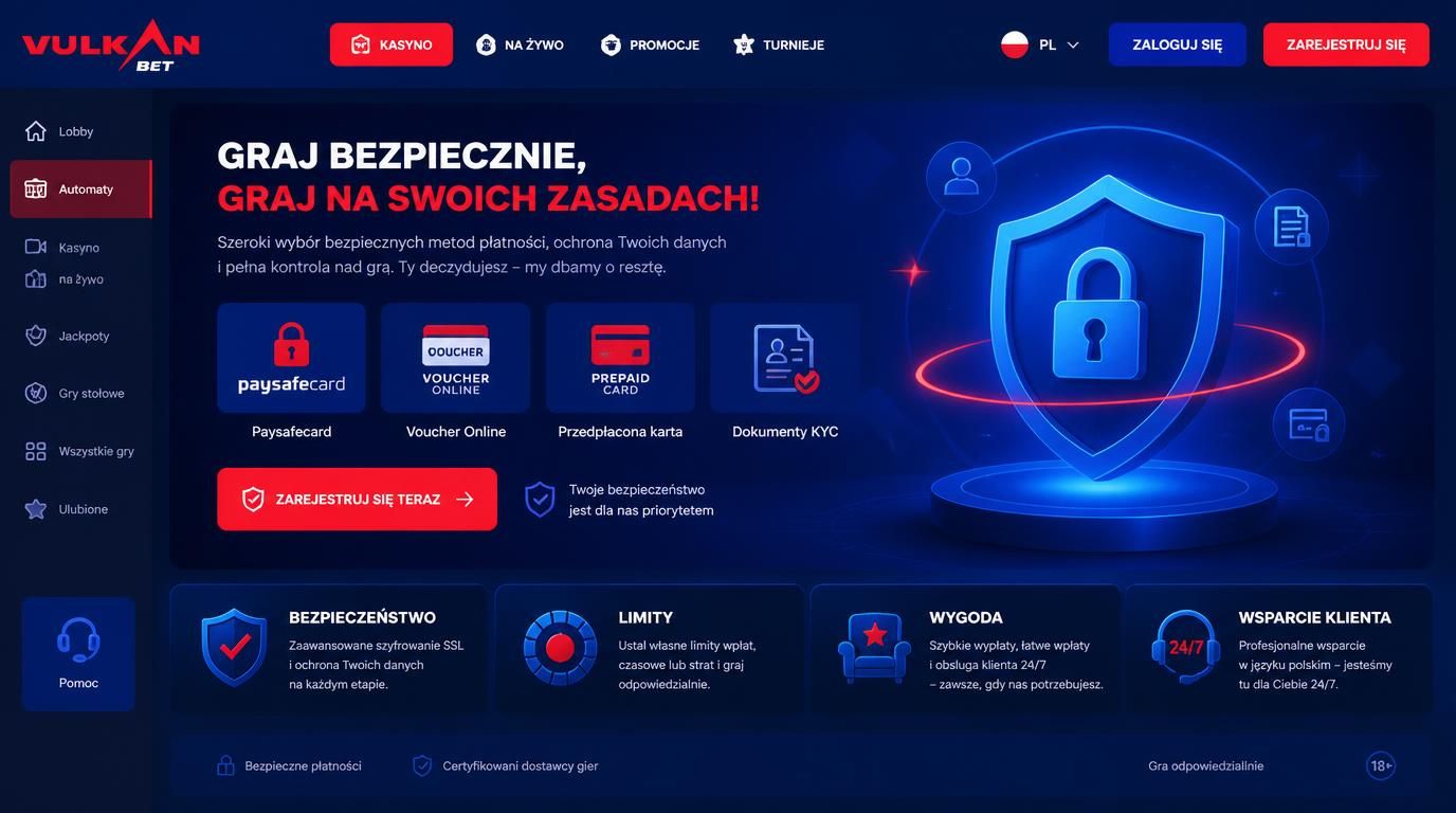 Karty przedpłacone i vouchery, limity i weryfikacja